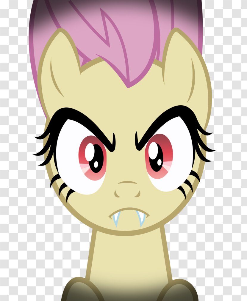 Fluttershy Pony Bat Princess Celestia Vampire - Tree Transparent PNG