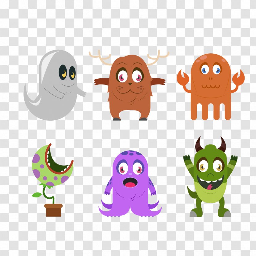 Vector Graphics Image Cartoon Monster - Organism - Cuddly Transparent PNG