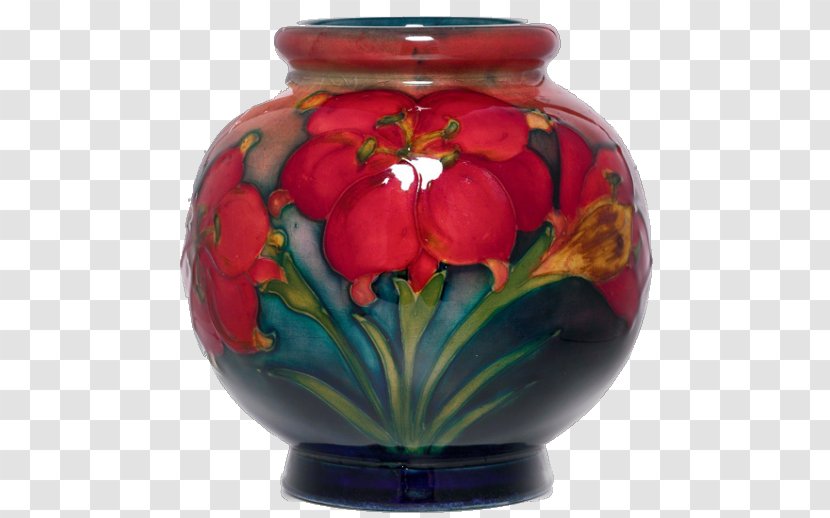 Vase Walter Moorcroft: Memories Of Life And Living Pottery Ceramic Transparent PNG
