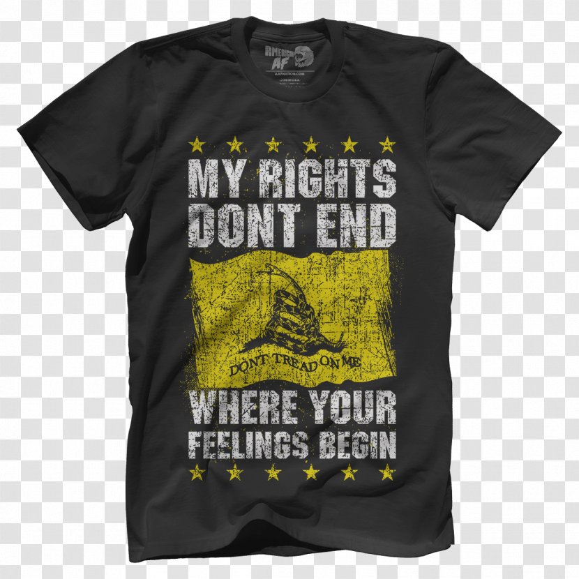 T-shirt United States Gadsden Flag Rights - Cartoon Transparent PNG