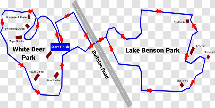 Trail Map Lake Benson Park White Deer Nature Center Parkrun - Pretty Girls - Fortnite Season 5 Transparent PNG