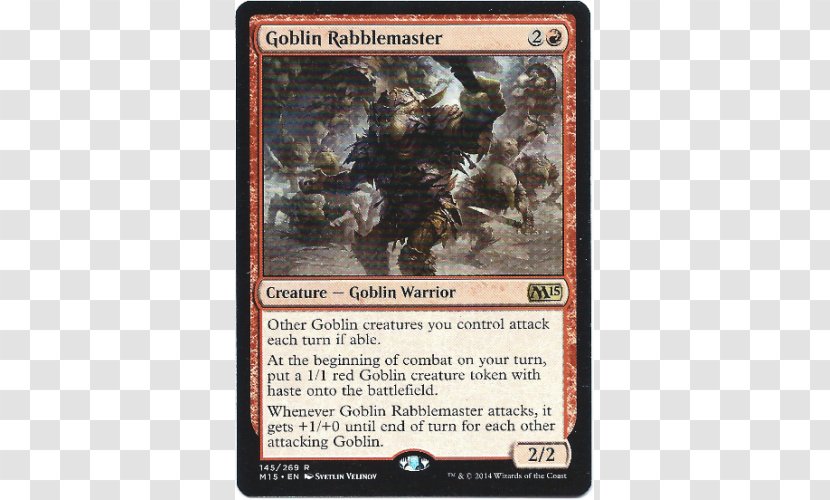 Magic: The Gathering Commander Duel Decks: Merfolk Vs. Goblins Goblin Rabblemaster - Krenko Mob Boss - Magic Cards Transparent PNG