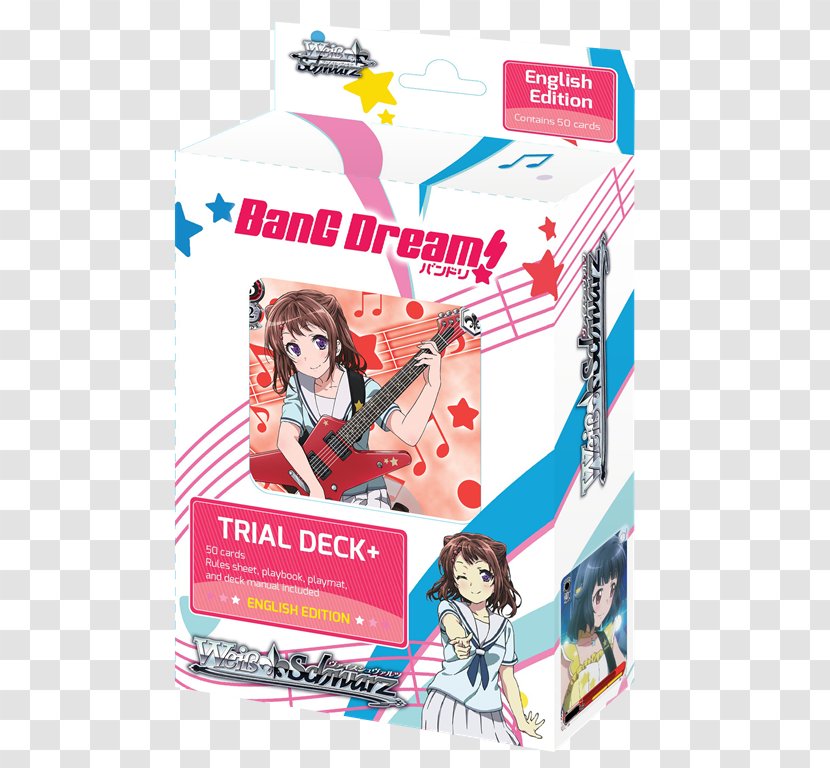 Weiß Schwarz BanG Dream！少女乐团派对 Dream! Collectible Card Game Playing - Toy - Touchdown Transparent PNG