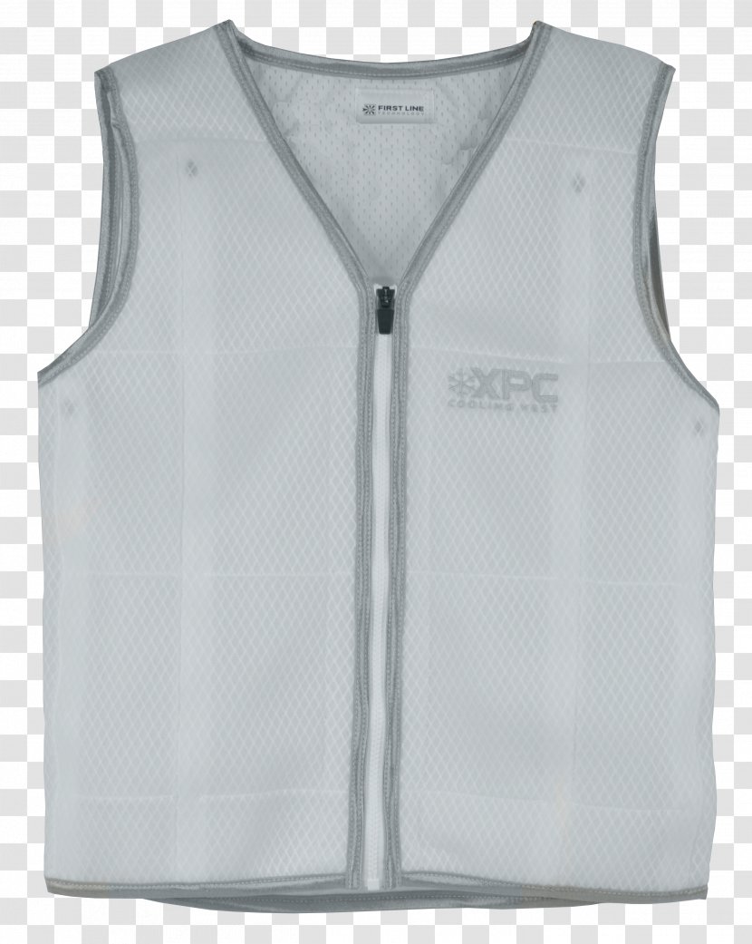 Gilets Cooling Vest First Line Technology White Sleeve - Phasechange Material Transparent PNG