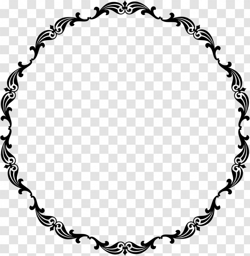 Victorian Era Picture Frames Clip Art - Information - Circle Frame Transparent PNG