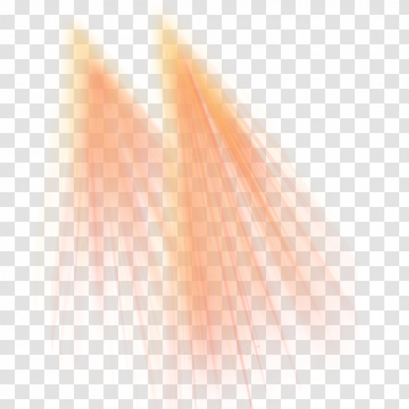 Triangle Pattern - Peach - Automobile Light Ray Transparent PNG