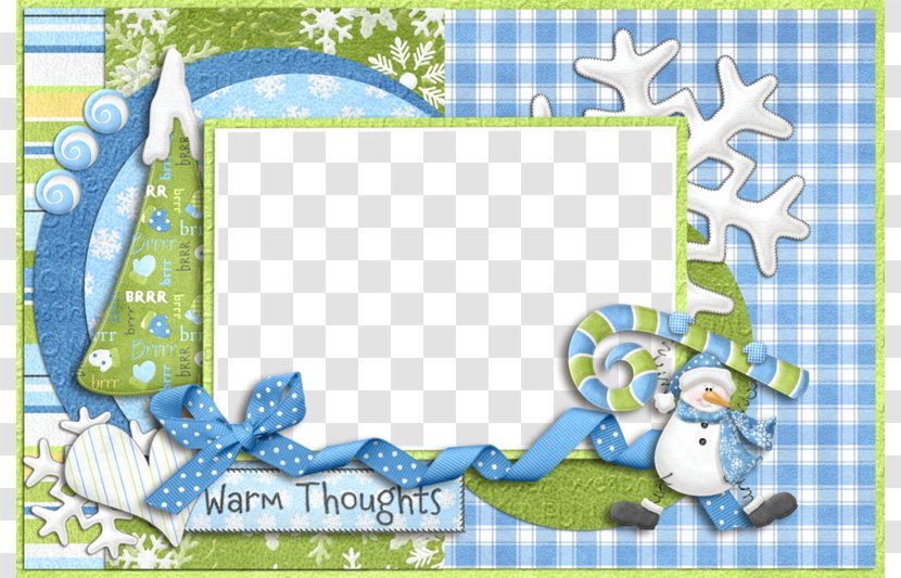 Picture Frame Christmas Winter Clip Art - Material Transparent PNG