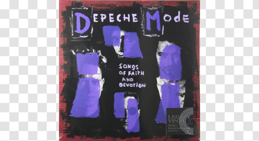Devotional Tour Depeche Mode Songs Of Faith And Devotion Album Phonograph Record - Flower - Logo Transparent PNG