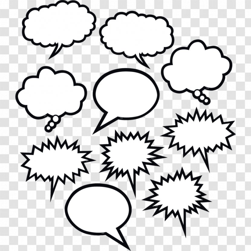 Speech Balloon Bubble - Cartoon - Thought Transparent PNG