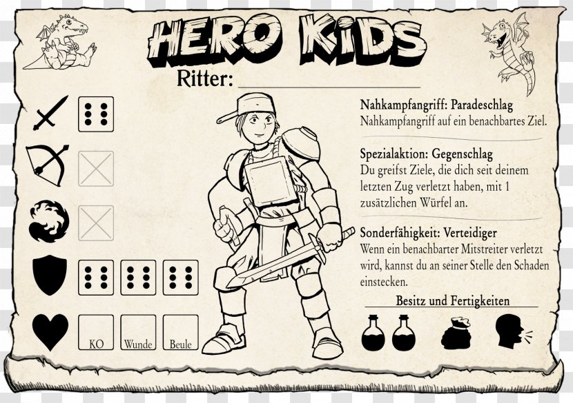 Tabletop Role-playing Game Hero - Savage Worlds Transparent PNG