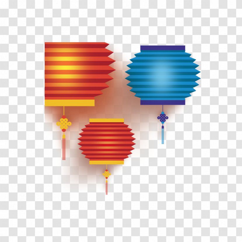 Transparency And Translucency Icon - Red - Colorful Lanterns Decorated Transparent PNG