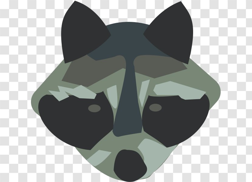 Clip Art - Carnivoran - Raccoon Transparent PNG