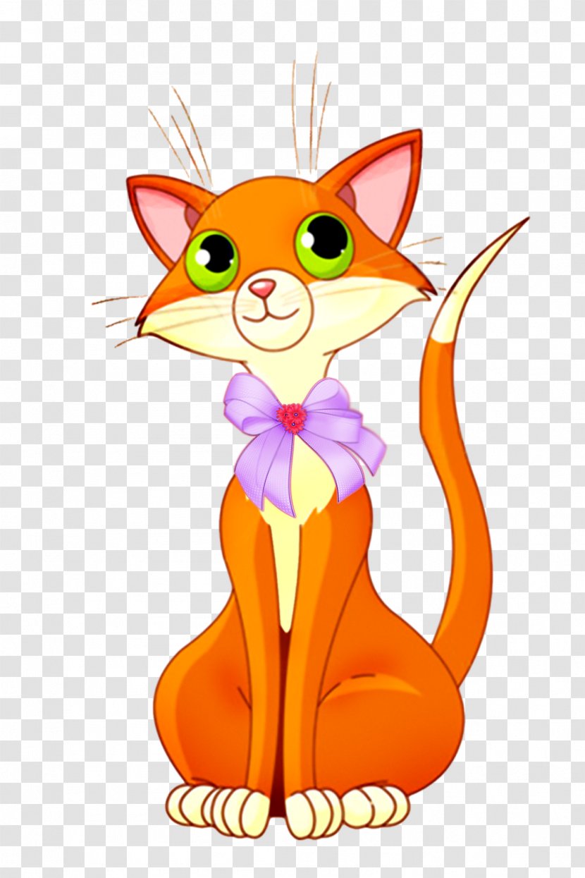 Cat Kitten Clip Art - Red Fox - Cute Transparent PNG