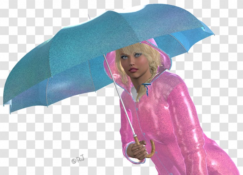 Umbrella Pink M Headgear - Rainy Day Transparent PNG