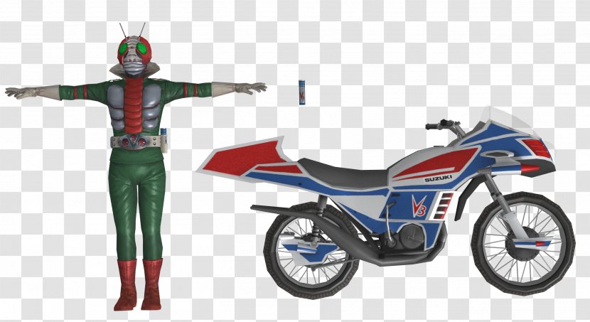 Kamen Rider: Battride War Genesis Rider V3 Series Takeshi Hongo Motorcycle - Motor Vehicle Transparent PNG