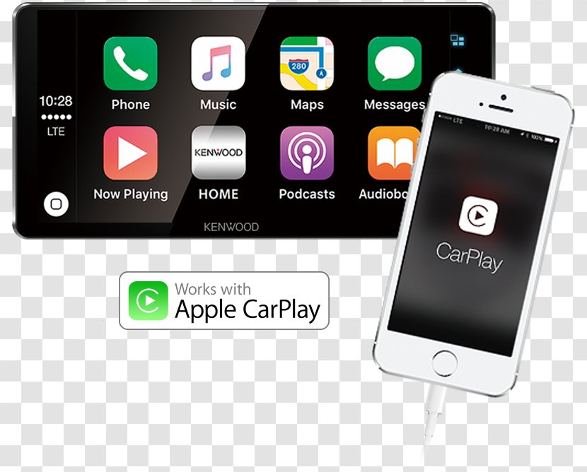 CarPlay Vehicle Audio Kenwood Corporation Apple - Smartphone - Advanced Coding Transparent PNG