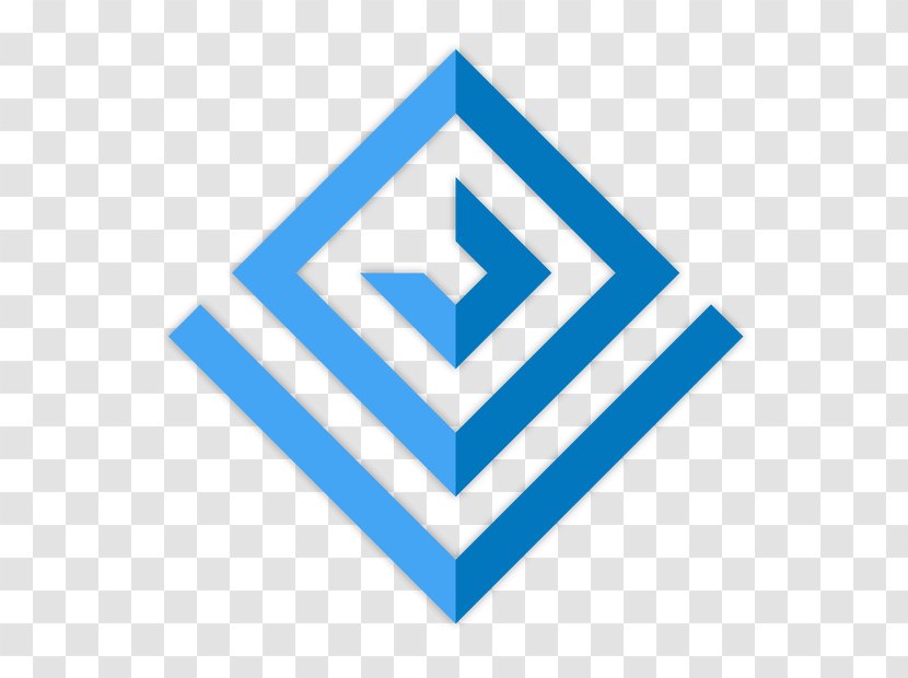 Logo Organization - Blue - Geometric Shapes Transparent PNG