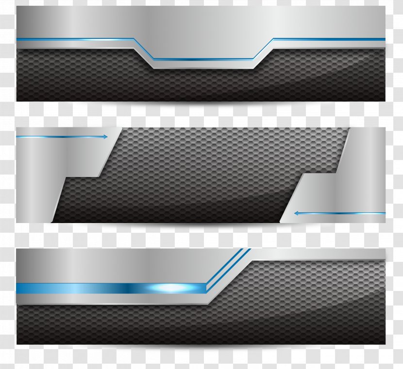 Web Banner Euclidean Vector Technology Icon - Material - Metallic Transparent PNG