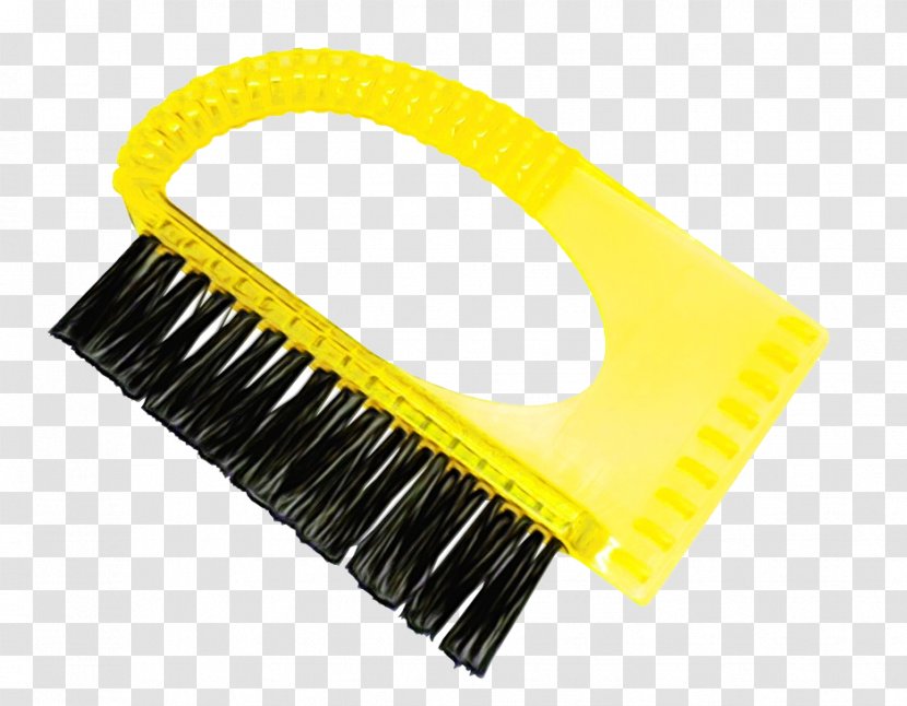 Yellow Household Cleaning Supply Auto Part Automotive Brush - Tool Transparent PNG