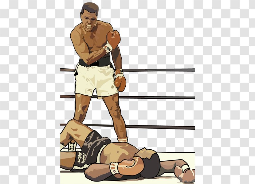 Muhammad Ali Vs. Sonny Liston Boxing Pradal Serey Professional Boxer Athlete - Frame Transparent PNG