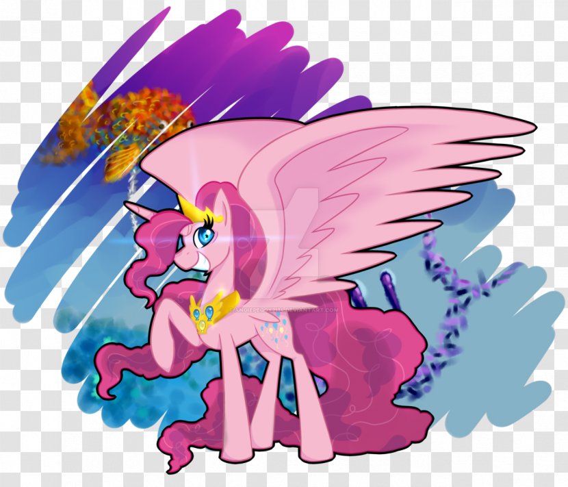 Pinkie Pie Pony Princess Art Winged Unicorn - Fan Transparent PNG