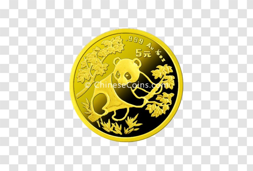 Coin Chinese Gold Panda Giant - China Transparent PNG