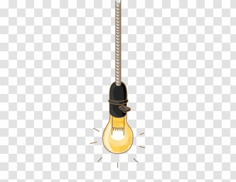 Yellow Lighting Pattern - Painted Lamp Transparent PNG