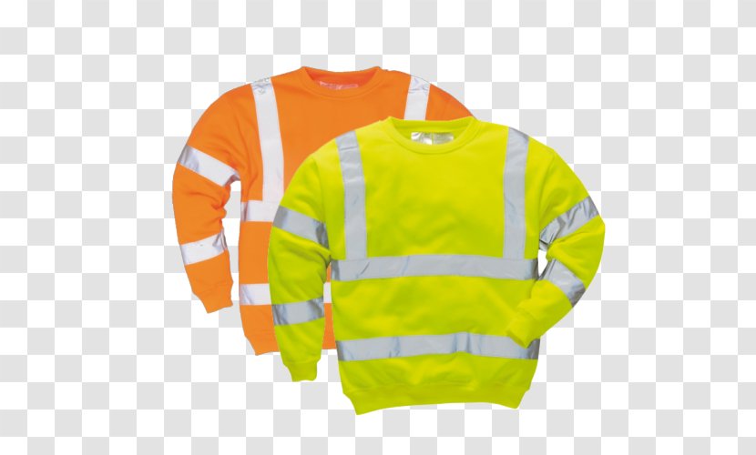 High-visibility Clothing T-shirt Bluza Matech Equipements - Orange Transparent PNG