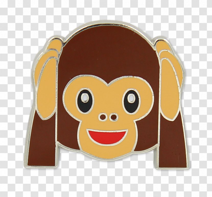 Three Wise Monkeys Emoji World Pin - Lapel - Monkey Transparent PNG