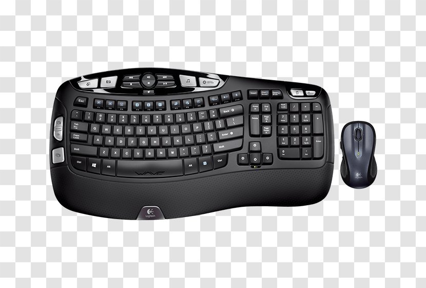 Computer Keyboard Mouse Wireless Logitech - Usb - And Transparent PNG