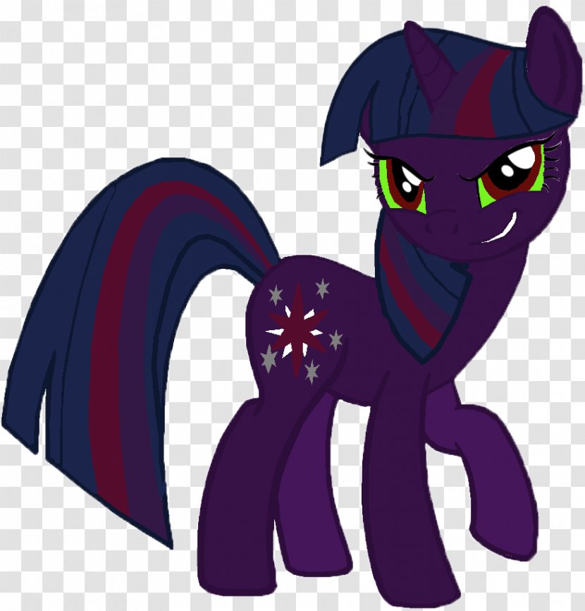 Twilight Sparkle Pony Winged Unicorn Evil - Cartoon - Scream Transparent PNG