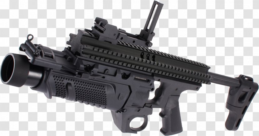 Automatic Grenade Launcher Weapon Milkor MGL - Silhouette Transparent PNG
