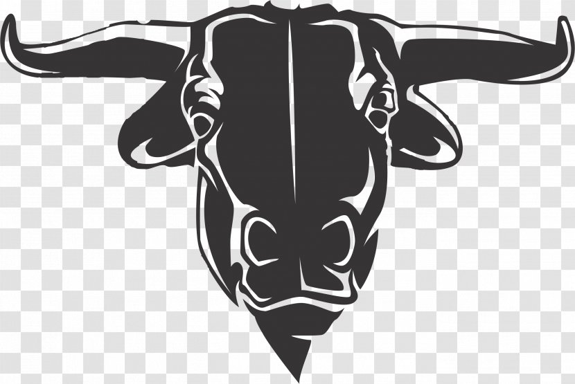 Knife Churrasco Bull Prime Cap Angus Cattle - Monochrome Transparent PNG