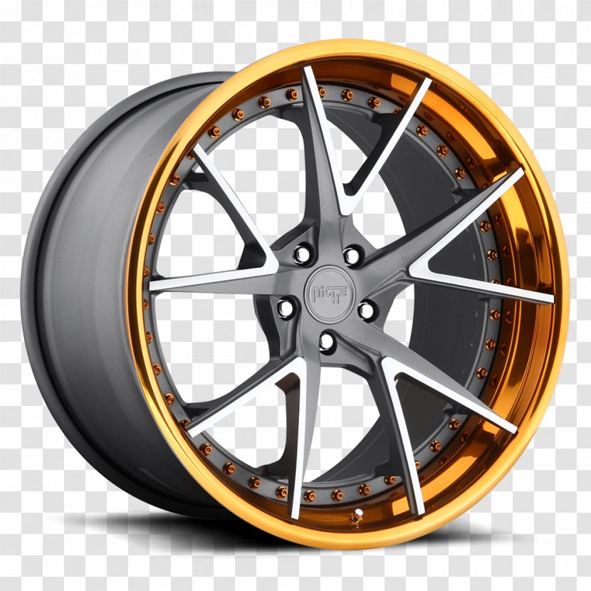 Alloy Wheel Car Luxury Vehicle Tire Spoke - Automotive Design - Textured Metal Transparent PNG