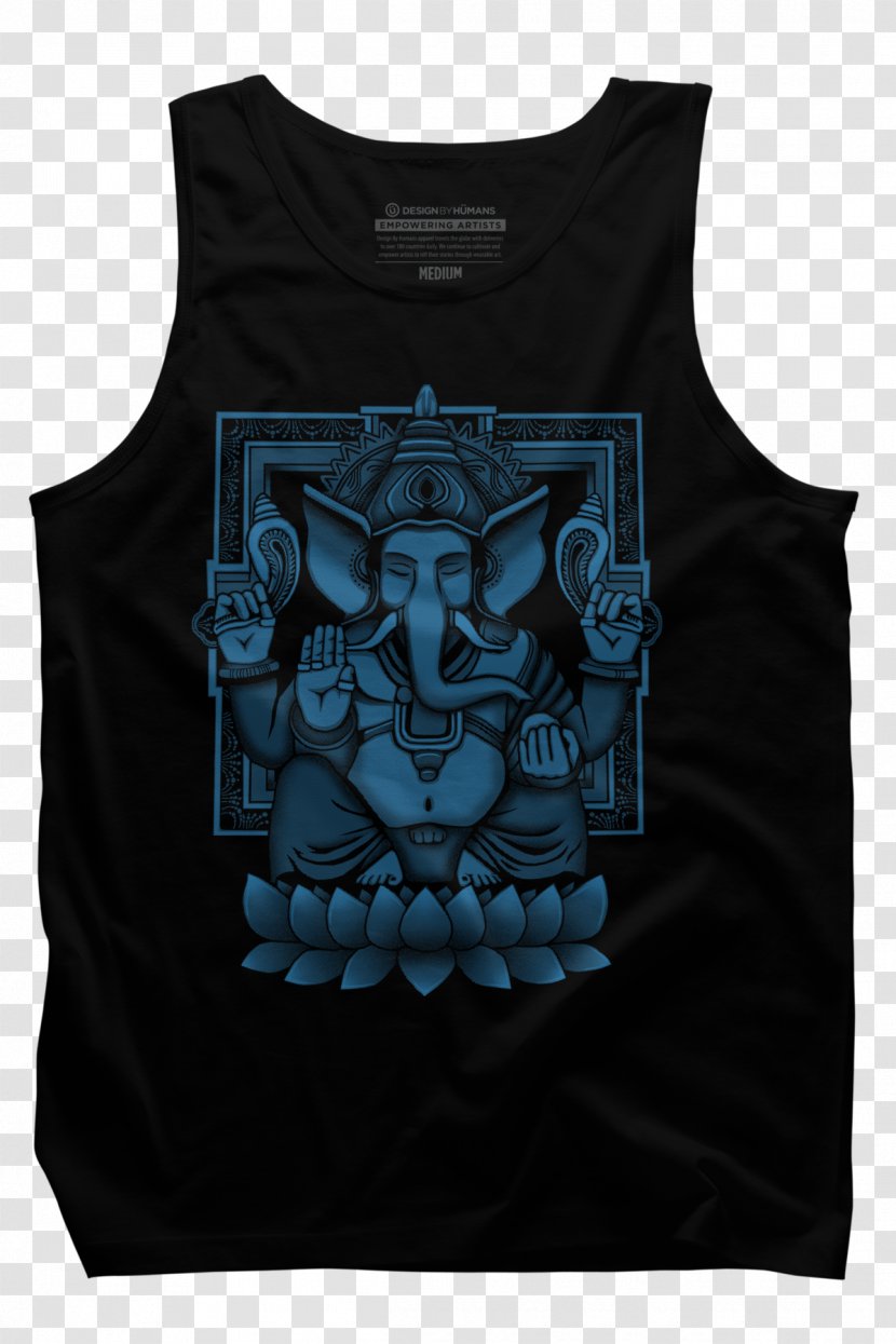 Long-sleeved T-shirt Ganesha Hoodie - Crew Neck Transparent PNG