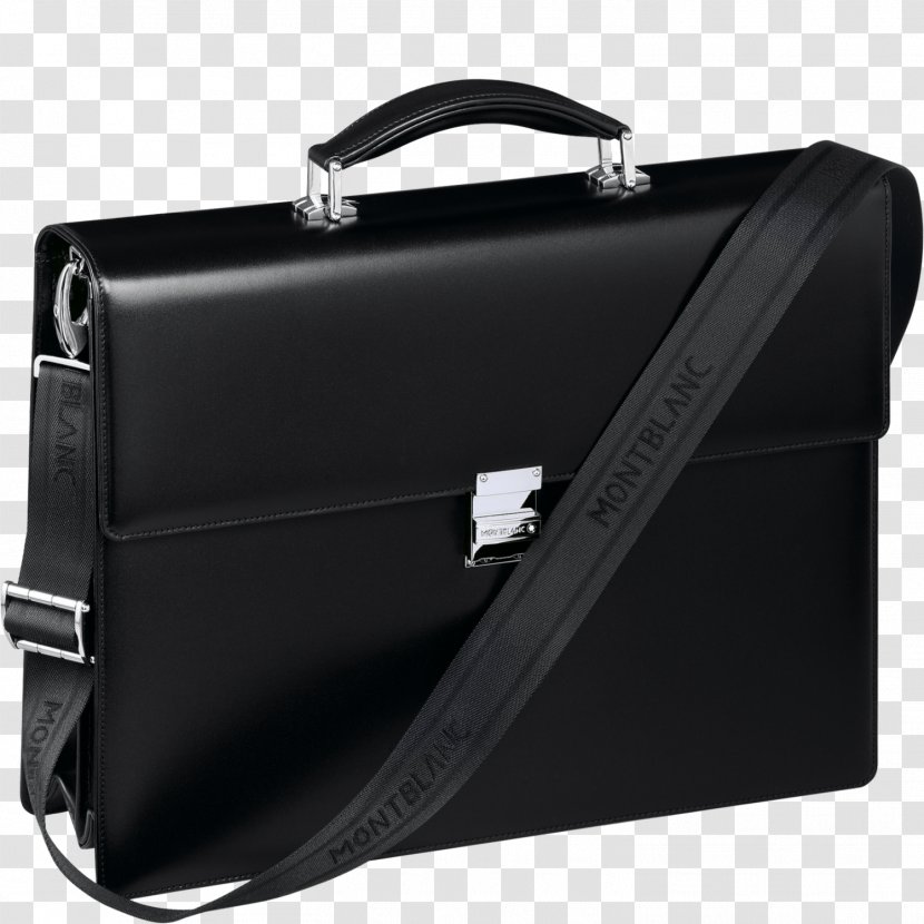Briefcase Montblanc Meisterstück Bag Leather - Business Transparent PNG