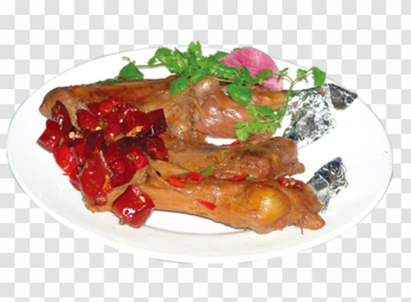 Buffalo Wing Spare Ribs Fried Chicken Meat Chinese Cuisine - Dish - Duck Neck Transparent PNG