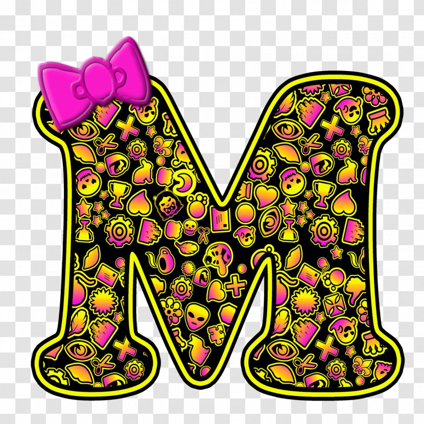 Visual Arts Butterfly - Cartoon - Letter M Transparent PNG