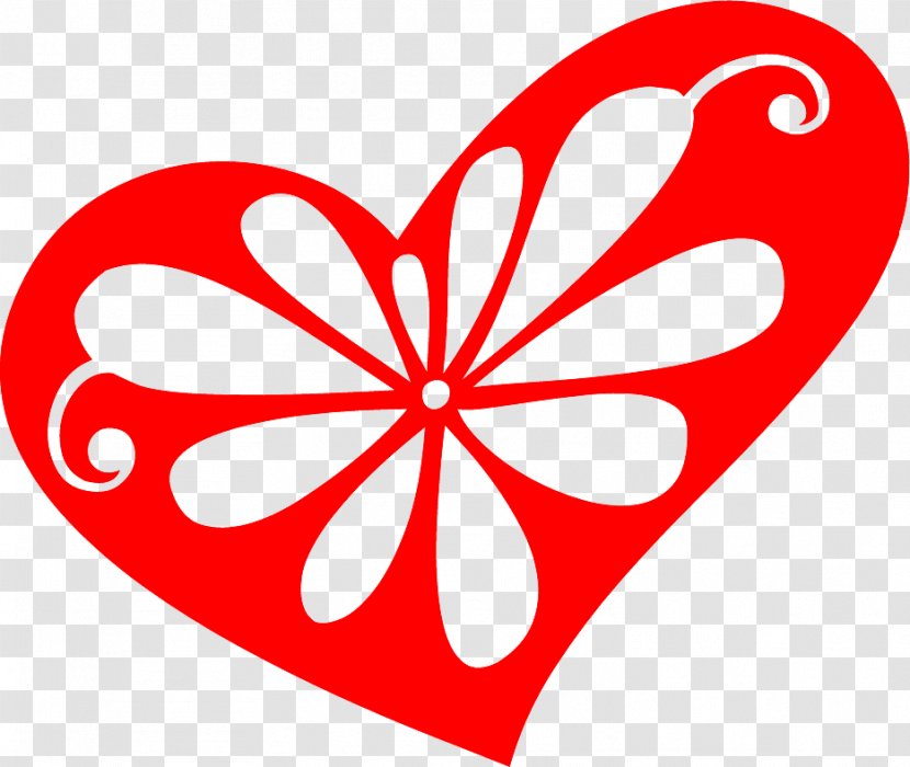 Heart Art. - Cartoon - Silhouette Transparent PNG