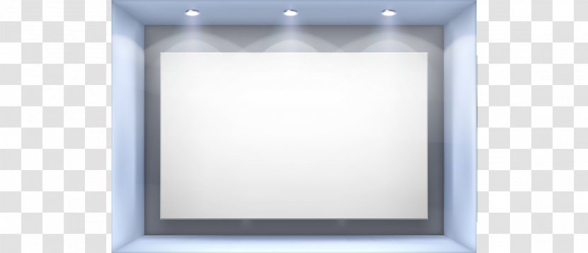 Daylighting Display Device Picture Frame - Vector Blank Billboard Transparent PNG