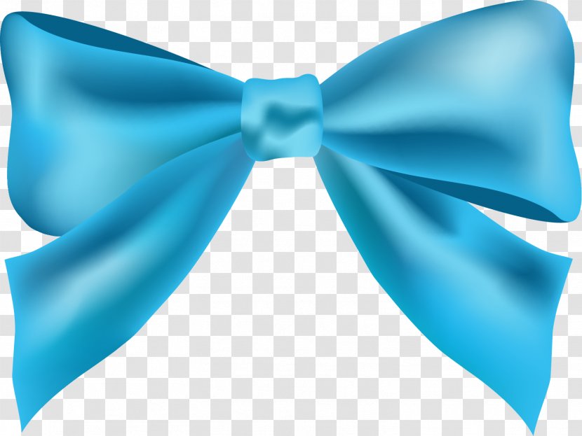 Blue Ribbon Clip Art - Teal - Hand Drawn Bow Tie Transparent PNG