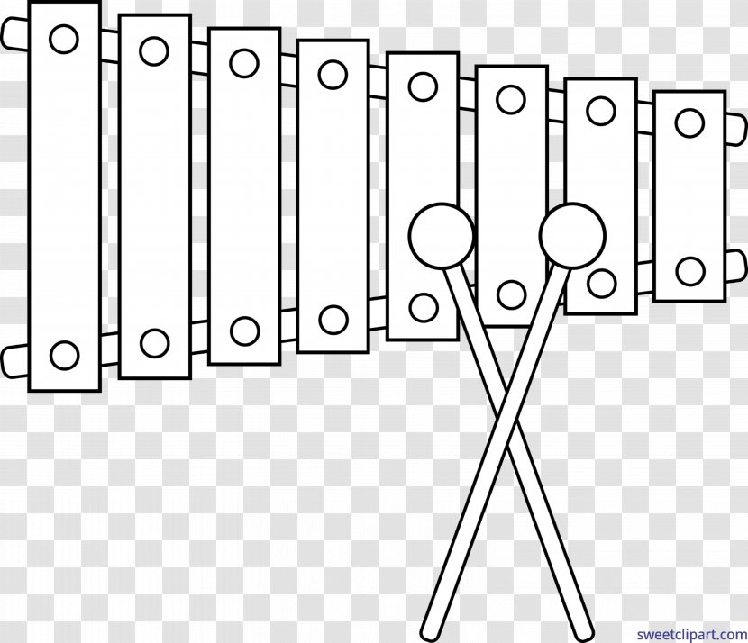 Xylophone Musical Instruments Clip Art - Cartoon Transparent PNG