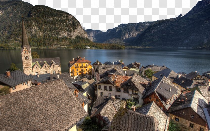 Hallstatt Germany Town Lake Wallpaper - Landscape - Austria Nine Transparent PNG