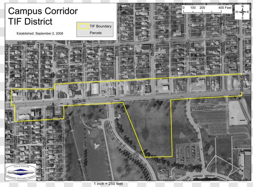 Tax Increment Financing Map Vermilion Advantage Nfp Library - Campus Transparent PNG