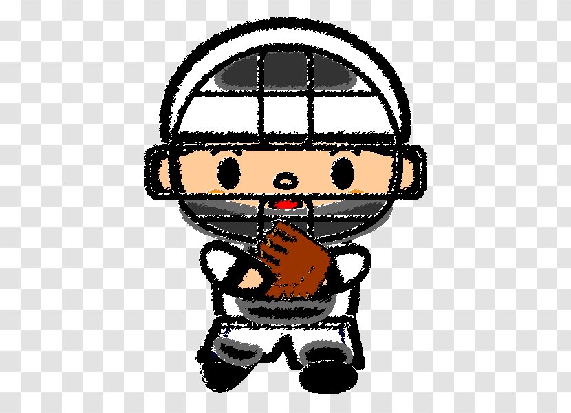 Headgear Character Clip Art - Baseball Catcher Transparent PNG