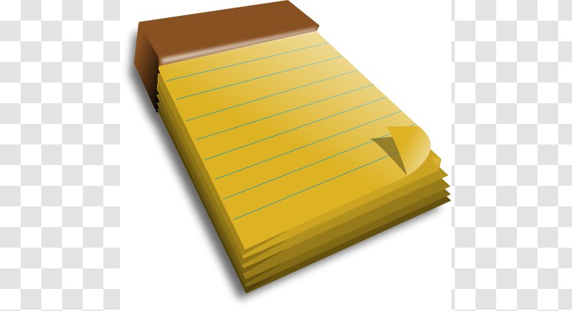 Notebook Post-it Note Clip Art - Notepad - Weekly Memo Cliparts Transparent PNG