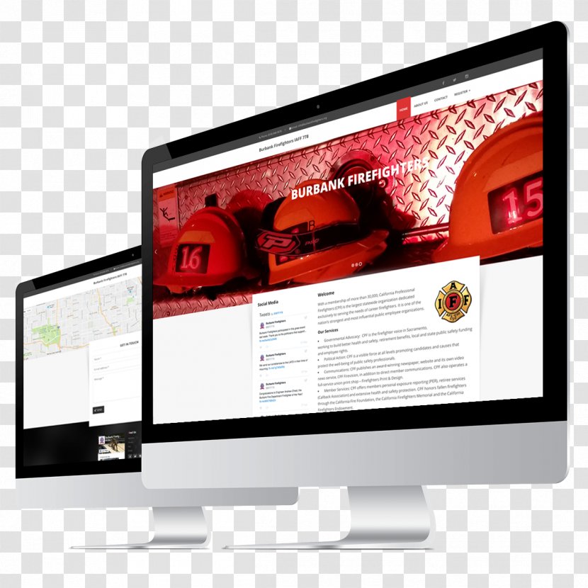 Digital Agency Marketing Web Hosting Service - Computer Mock Up Transparent PNG