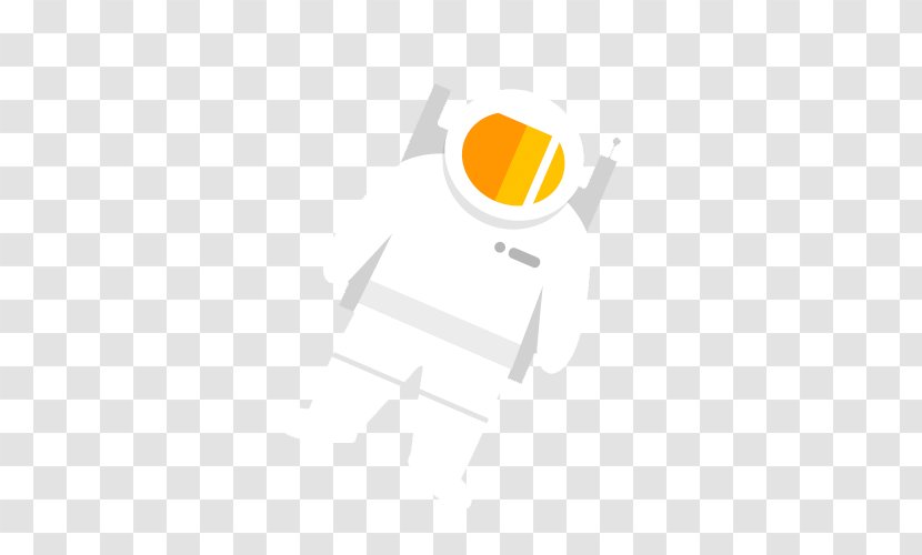 Astronaut Outer Space Euclidean Vector - Orange Transparent PNG
