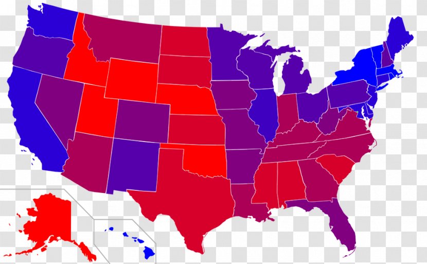 State Governments Of The United States U.S. Federal Government Red And Blue - Punishment Transparent PNG