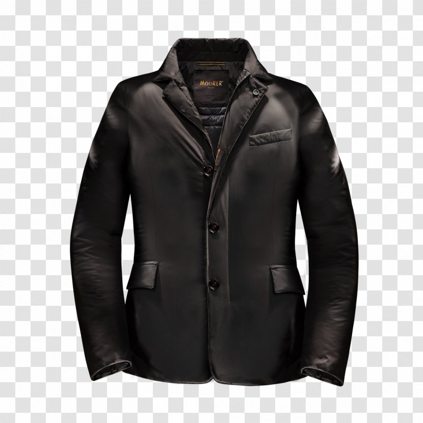 Blazer Leather Jacket Coat Parka Transparent PNG